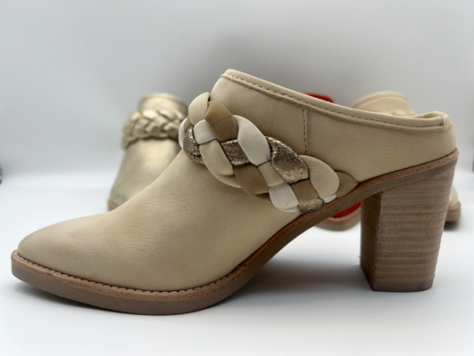 ROSH-Gesloten Toe Dress Shoes van Vrouwen 2 Duimhiel met Geweven Riem