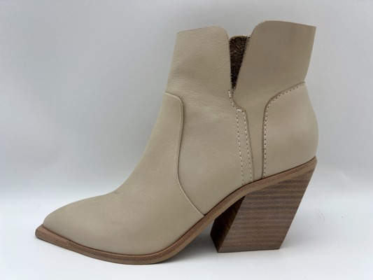 de Laarzen van de de Kledingsenkel van de zachte tweekleurige Vrouwen van het nappaleer met metaalritssluiting, abs wig met TPR outsole