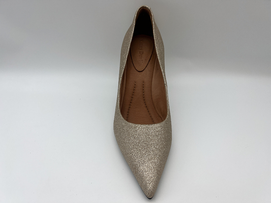 Lt. Goud schittert Schoenen 3 Duim Stiletto Gesloten Toe High Heel van Vrouwen