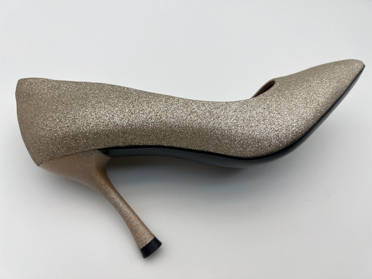 Lt. Goud schittert Schoenen 3 Duim Stiletto Gesloten Toe High Heel van Vrouwen
