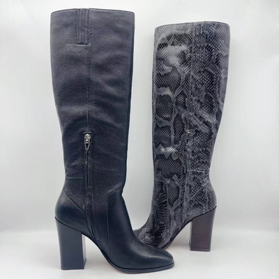 Rond Toe Ankle Boots High Heel van luxevrouwen met het Zachte Borduurwerk Stikken