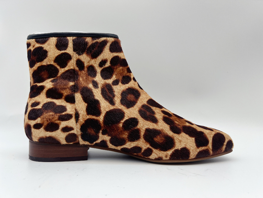 Het Leerpit van vrouwen op Enkellaarzen, Rond Toe Low Heel Ankle Boots