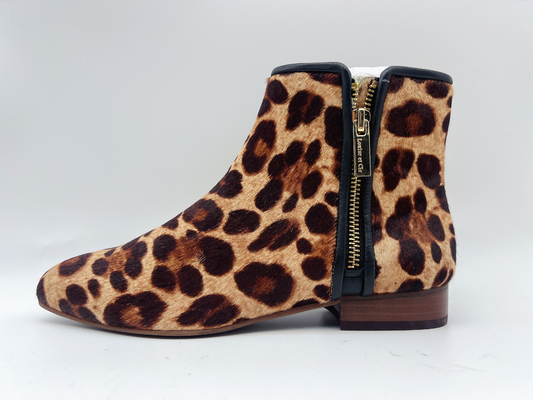 Het Leerpit van vrouwen op Enkellaarzen, Rond Toe Low Heel Ankle Boots