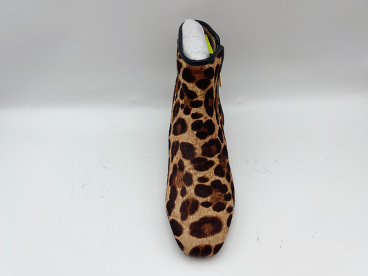 Het Leerpit van vrouwen op Enkellaarzen, Rond Toe Low Heel Ankle Boots