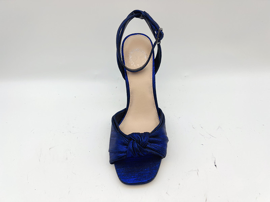 De geweven Hogere Stiletto Open Toe Heel Sandals van Sandals van het Dames Zachte Leer Elegante Purpere