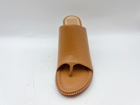 Van de Kledingsschoenen van de zachte Vrouwen van het Koeleer OEM Tan Open Toe Thong Sandals