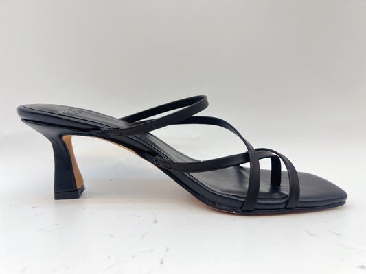 De Pantoffelszwarten van de zomer Open Toe Low Heel Shoes van Zachte Dames