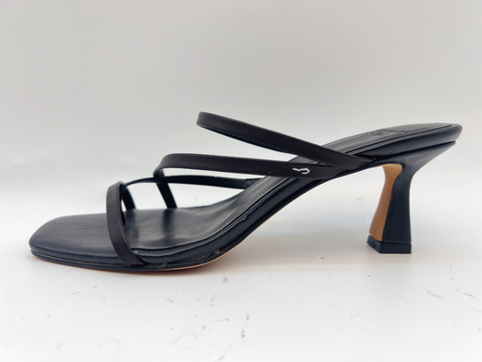De Pantoffelszwarten van de zomer Open Toe Low Heel Shoes van Zachte Dames