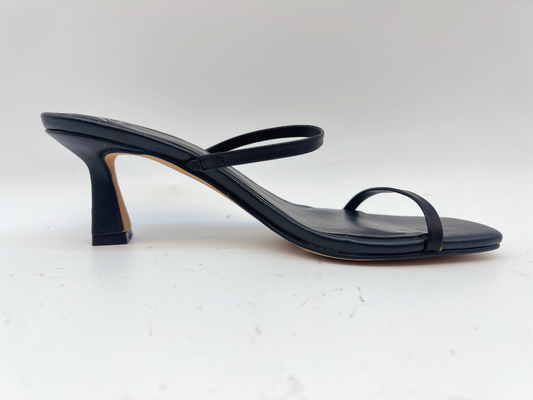 Één de Pantoffels Zwarte Lage Hiel Open Toe Shoes van de Riem Lichtgewichtzomer