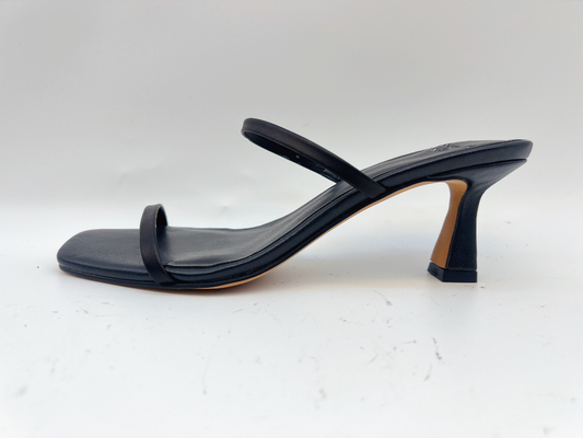 Één de Pantoffels Zwarte Lage Hiel Open Toe Shoes van de Riem Lichtgewichtzomer