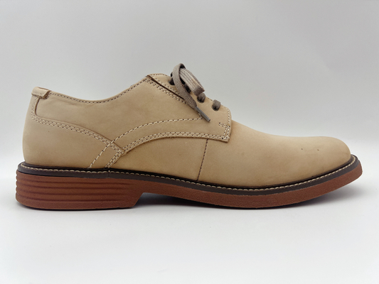 Lt. Tan Womens Leather Slip Resistant-Zachte ODM/OEM van het Werkschoenen