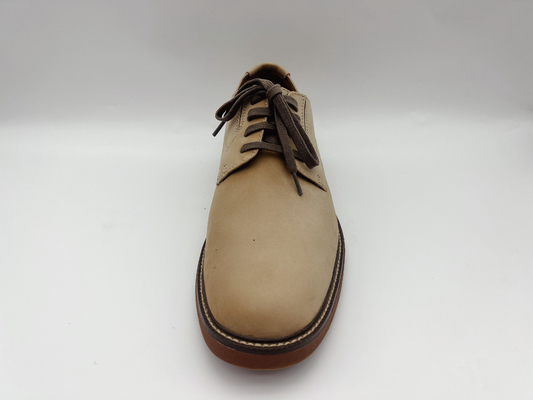 Lt. Tan Womens Leather Slip Resistant-Zachte ODM/OEM van het Werkschoenen