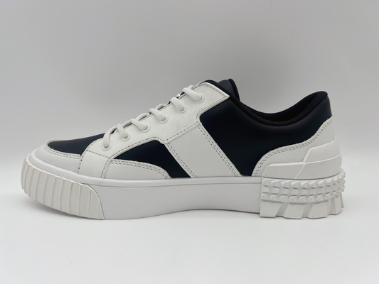 De witte en Zwarte Dames van Leer Wandelende Schoenen met Slijtvaste Rubber Enige ROHS