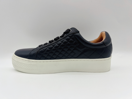 Vlakke het Leerschoenen van vrije tijdsvrouwen met Witte niet Misstap Rubberoutsole
