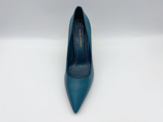 De Pompen Schoenen Gericht Toe Closed Toe With 5cm van marinevrouwen Stiletto