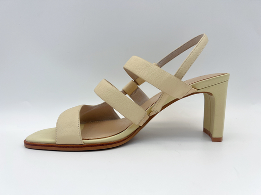 Beige Open Toe Women Pumps Shoes Genuine-Leer met Zacht Leeche-Leerbovenleer
