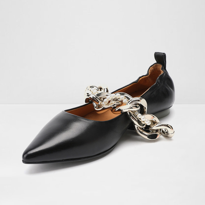 Gepersonaliseerde Process Chain Trim Office Lady Shoe Spitse neus