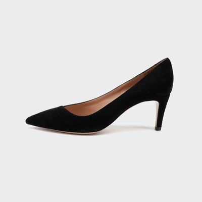 Dun Hielen Gericht Toe Leather Shoes, de Misstap van 3 Duimzwarten op Kledingsschoenen