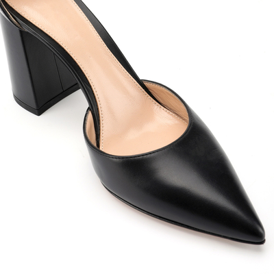 Vierkante Hiel Tan Ankle Strap Shoes, 8cm de Schoenen van de de Dameskleding van de Enkelriem