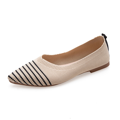 De gebreide Gerichte vlak Gebaseerde dagelijks Leeglopers van Alle Gelijkevrouwen Dameshoes women flats Schoenen