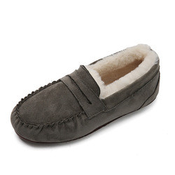 Warme Lage Hiel om Toe Velvet Cotton Plush One-Stapschoenen voor Forens
