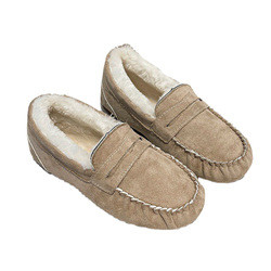 Warme Lage Hiel om Toe Velvet Cotton Plush One-Stapschoenen voor Forens