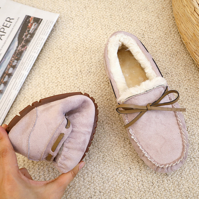 Autumn And Winter Pregnant Plus-Grootteschoenen, Dikke Pluche Warme Katoenen Zachte Bodemschoenen
