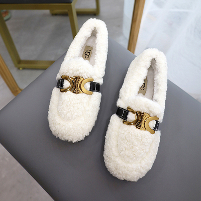 Lage Gehielde de Wolschoenen van het Lepellam plus Fluweel Warm Katoen voor Autumn And Winter