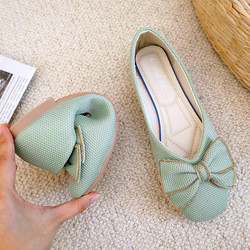 Zachte Soled breide Toevallige het Lopen Schoenen, Lichtgewicht Comfortabele Vlakke Sandals