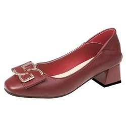 De hoge Stiletto hielt Zachte Comfortabele het Leerschoenen van de Partij Lage Hiel voor Dames