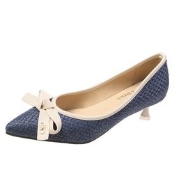 Gerichte Hoofd het Lapwerkkleur van Dameshallow mouth business Elegante hoog Gehielde Schoenen