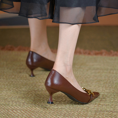 Ondiepe Mond van Toe Non Slip High Heels van bedrijfsbureaudames de Toevallige Manier Gerichte