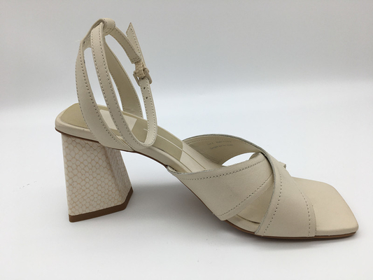 Het zachte Roze/het Beige/de Sinaasappel van Sandals van de Vrouwen van Nappa Pu Leer Gehielde