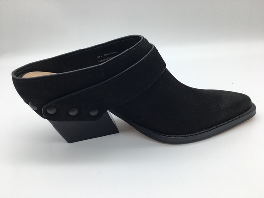 Gesloten Toe Wedge Womens Leather Dress-Schoenen Zachte Twee Tone Full Wrap Upper