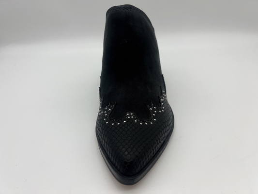 Sparkly Gesloten van het de Koesuède van Toe Platform Womens Dress Shoes Zwarte Zachte het Leerschoenen