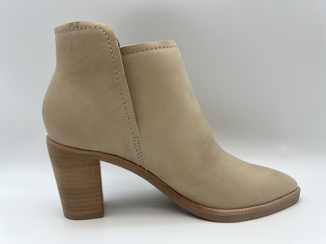 Van de het Leerkleding van volledige Omslag Beige Vrouwen de Schoenen Comfortabele TPR Outsole met Pusable-Latex