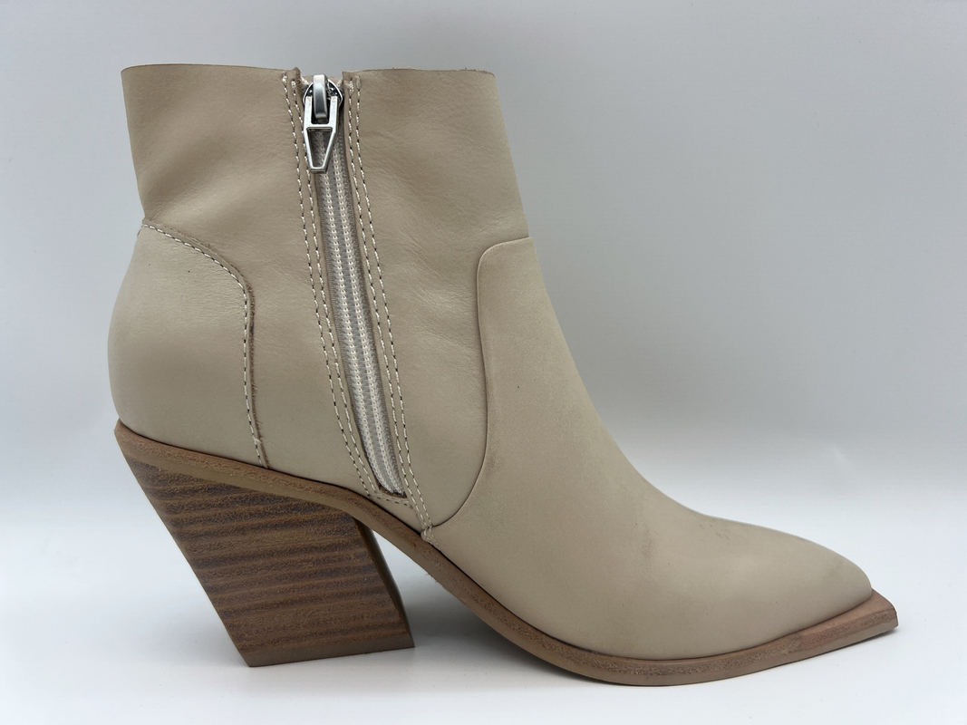 de Laarzen van de de Kledingsenkel van de zachte tweekleurige Vrouwen van het nappaleer met metaalritssluiting, abs wig met TPR outsole