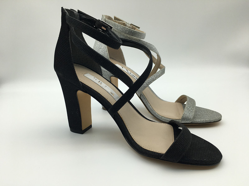 SGS Enige Riem Sandals van Leer de Open Toe Sandals Women ' S met de Nylon Ritssluiting van YKK